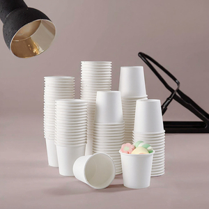 Gobelets à café en papier jetables personnalisés avec logo, 8 oz, vente en gros, 1000 pièces, qualité alimentaire, paroi simple, modernes, pour fêtes, cafés, restaurants, à emporter - Product Image 6