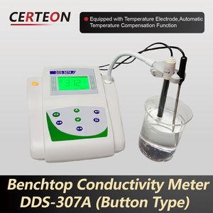 방수 디지털 휴대용 EC 측정기 실험실 및 온라인용 온도 프로브 포함 전도도계 - Product Image 3