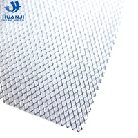 Grillage métallique perforé expansé en aluminium/PVC, motif losange, pour protection de gouttière, anti-corrosion, services de pliage et de découpe