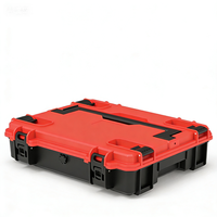 Boîtes à outils en aluminium empilables avec roues, étanches, anti-chute, pour camions, 3 compartiments, serrure à combinaison, 100 kg