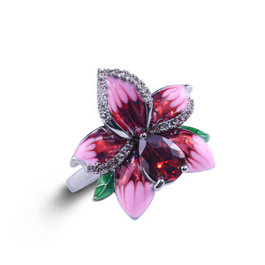 Anello Tono Rosa per Donne, Gioiello Elegante e Creativo Scintillante, Vendita all'Ingrosso - Product Image 6
