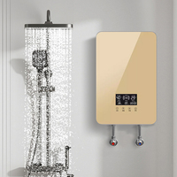 Hot Nieuwe Producten Badkamer Instant Elektrische Verwarming Water Boiler Douche Boiler Ce Rvs Touch Knop Wandmontage