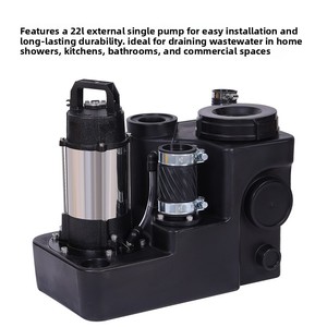 Pompe de relevage des eaux usées pour sous-sol de villa, édition rare, et équipement – Pompe de relevage des eaux usées de Chine qui élève efficacement les eaux usées jusqu'à 10 mètres de profondeur - Product Image 3