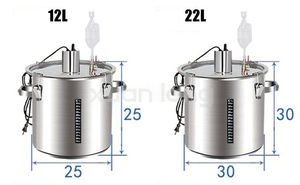 ถังหมักอุณหภูมิคงที่ถังหมักผลไม้ทำไวน์ด้วยความร้อนทำจากสเตนเลสสตีล - Product Image 4