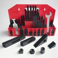 Kit complet de pinces à fente en T durables, 58 pièces, pour machines-outils de fraisage et de tournage