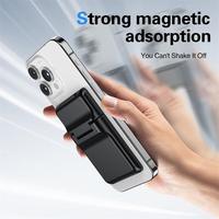 Support magnétique MagSafe pour téléphone portable, porte-cartes et support de téléphone pour portefeuille arrière