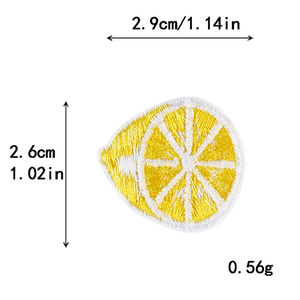 Lindo pequeño aperitivo Tema <span class=keywords><strong>de</strong></span> fruta Mini pastel helado dulce bebida hierro en bordado decorativo niños parches para Jeans ropa - Product Image 4