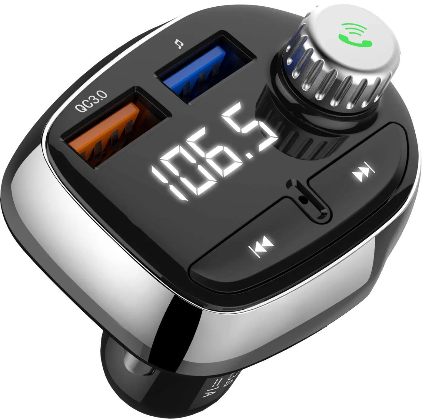 Автомобильный Bluetooth MP3-плеер T61, Bluetooth Fm-модулятор, передатчик, поддержка звонков по громкой связи