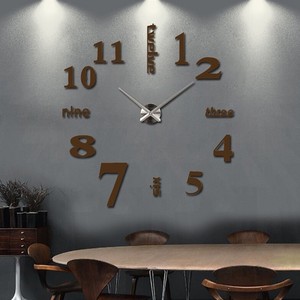 Decorazione della <span class=keywords><strong>parete</strong></span> di casa adesivo acrilico 3d adesivo acrilico orologio <span class=keywords><strong>da</strong></span> <span class=keywords><strong>parete</strong></span> grande orologio <span class=keywords><strong>da</strong></span> <span class=keywords><strong>parete</strong></span> moderno fai <span class=keywords><strong>da</strong></span> te 47 pollici - Product Image 5