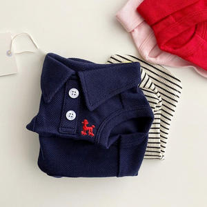 Pakaian anjing peliharaan T-shirt pakaian modis rompi anjing katun Super kecil lucu Chihuahua musim panas hitam anak perempuan laki-laki - Product Image 3