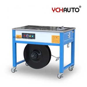 Gran oferta flejadora semiautomática máquina flejadora de sellado de cartón con certificación CE - Product Image 2