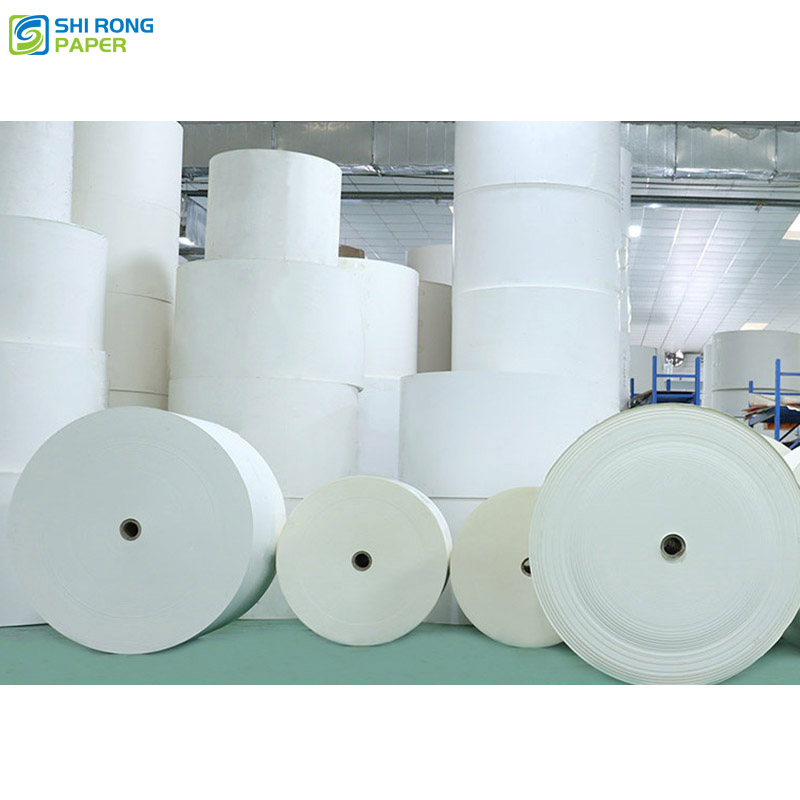 Paper Cup High Bulk White Cardboard Paper Gc1 Gc2 C1s Fbb Paper in Roll and Sheet for Packaging