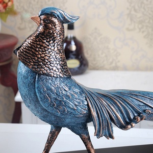 Adorno de Escritorio de Resina Pintado a Mano con Diseño de Faisán, Ideal para Estudio, Dormitorio u Oficina, Decoración Moderna para el Hogar - Product Image 5