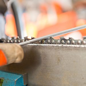 مبرد سلسلة المنشار الآلي، 5/32 بوصة (4 مم) دائري من الفولاذ عالي الكربون مزدوج القطع لشحذ السلاسل - Product Image 5