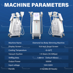 Máquina de Criolipólisis Perfectlaser para Congelación de Grasa, Enfriamiento Envolvente 360, Succión al Vacío, Pérdida de Peso, Eliminación de <span class=keywords><strong>Celulitis</strong></span> para Clínicas - Product Image 6