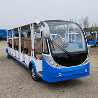 Bus électrique touristique 23 places, véhicule de navettage personnalisé directement de l'usine pour les stations balnéaires, hôtels, parcs, aéroports et communautés