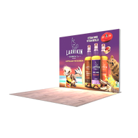 Support d'affichage rétroéclairé SEG en aluminium 10x8 sans outil pour stand de salon professionnel