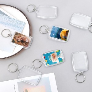 Cá Nhân Vuông Khung Ảnh Keychain Tùy Chỉnh Hợp Kim Hình Ảnh Chủ Vòng Chìa Khóa Cho Những Người Yêu Thích Lưu Niệm Món Quà Thời Trang - Product Image 4