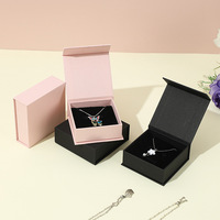Boîte à bijoux magnétique haut de gamme en papier, style livre, pour l'affichage de bagues, bracelets, colliers et boucles d'oreilles – Vente en gros