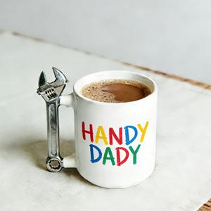 Taza de café de cerámica creativa para <span class=keywords><strong>el</strong></span> Día del Padre con mango de llave inglesa, taza 3D, regalo único de cumpleaños o Navidad para papá o <span class=keywords><strong>abuelo</strong></span>. - Product Image 5