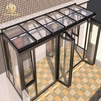 Casa Prefabricada Moderna de Aluminio y Vidrio, Impermeable y Personalizable, para Uso Residencial en Exteriores, Patio, Jardín, Terraza