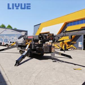 New <span class=keywords><strong>Outlook</strong></span> Grúas Spider de 12 toneladas Mini grúa sobre orugas versátil con espacio de instalación pequeño opcional Transporte especial - Product Image 2