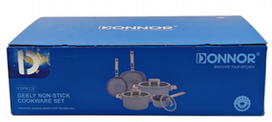 Wholesale 13PC Commercial Cookware Set 24/28cm Casserole Pizza &amp; <strong>Square</strong> <strong>Frying</strong> <strong>Pans</strong> Saucepans + Silicone Utensils &amp; Protectors - Product Image 4