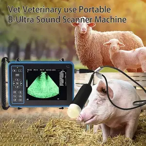 Scanner à ultrasons vétérinaire <span class=keywords><strong>portable</strong></span>, machine ultra <span class=keywords><strong>portable</strong></span> de contrôle de grossesse vétérinaire, pour l'utilisation de chat de chien de cheval de vache de mouton de porc - Product Image 5