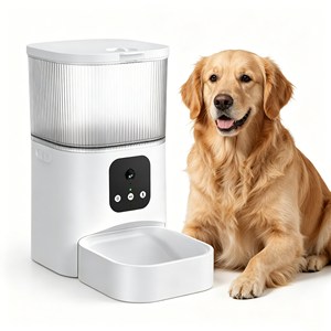 Visible Grain Bin <b>Automatic</b> Pet Feeder Silent Running Smart Pet Feeder Household Pet Bowls - Product Image 1