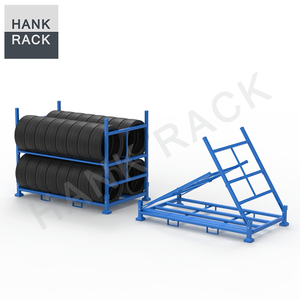 Warehouse Cargo Storage Stacking Racks <strong>Folding</strong> Rack Shelves System Tire <strong>Shelving</strong> - Product Image 3