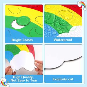 Grand ensemble de tri magnétique pour la reconnaissance des couleurs, aimants arc-en-ciel pour réfrigérateur, autocollants magnétiques éducatifs - Product Image 4