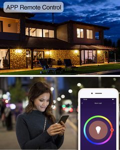 E26/E27 Bóng Đèn Cơ Sở Thông Minh <span class=keywords><strong>Led</strong></span> <span class=keywords><strong>Bulb</strong></span> <span class=keywords><strong>WIFI</strong></span> <span class=keywords><strong>LED</strong></span> Light RGB Nhiều Màu Dimmable <span class=keywords><strong>Bulb</strong></span> Tương Thích Với Google Home & Alexa - Product Image 6