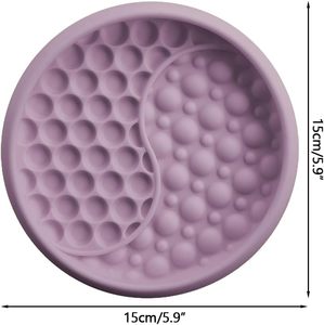 Nouveau bol en silicone pour chien, gamelle anti-glouton, tapis de léchage pour animaux, assiette nid d'abeille pour chien, bol anti-glouton pour l'alimentation lente - Product Image 2
