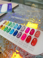 Kit professionnel complet de gel UV pour ongles avec formule non toxique de designer, emballage en flacon convivial pour le DIY