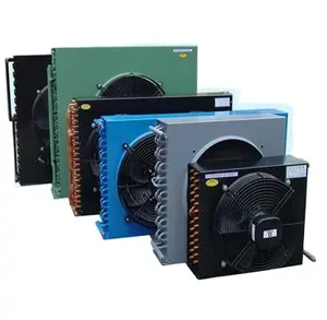 Commercial Air Cooled Copper Tube Coil Heat Exchanger With Fan
