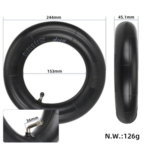 Neumático sin cámara Ulip 10x2.75-6.5 con kit de cámara interior para patinetes, juego de neumáticos de repuesto duraderos de goma antideslizante - Product Image 3