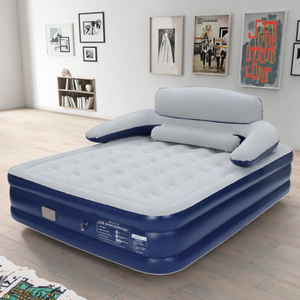 Colchón Inflable Resistente Multicolor con Respaldo, Nuevo Mueble para el Hogar, Ideal para Estar Cómodo en el Parque - Product Image 2