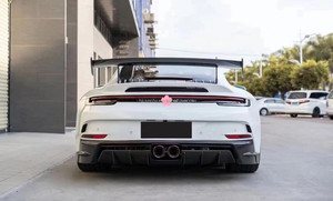 ชุดแต่งคาร์บอนไฟเบอร์สไตล์ 992 GT3 สำหรับกันชน ดิฟฟิวเซอร์ สปอยเลอร์ ฝากระโปรง สภาพใหม่ ติดตั้งง่ายด้วยกาวในตัว อัพเกรด - Product Image 3