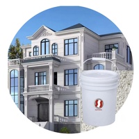 Peinture murale extérieure durable résistante aux intempéries pour la rénovation de villas, revêtement mural Premium Crown Crystal Stone