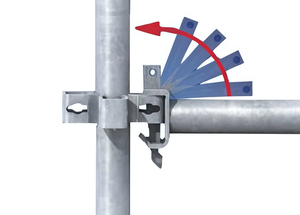 건설 금속 헤비 듀티 스틸 C60 크랩 시스템 비계 삼각형 프레임 비계 건설 용 아연 도금 비계 - Product Image 3