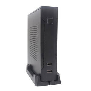 Ventilador de refrigeración negro de grado industrial Mini PC de escritorio móvil y <span class=keywords><strong>CPU</strong></span> 6 * USB de doble pantalla VGA de grado industrial para negocios - Product Image 5