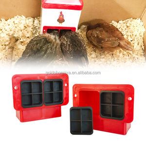 YYC DIY patio trasero pollito alimentador codorniz Puerto kits alimentador <span class=keywords><strong>de</strong></span> aves <span class=keywords><strong>de</strong></span> corral para aves pequeñas - Product Image 1