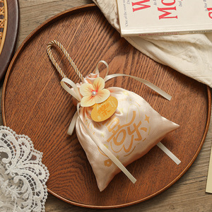 Caja de regalo de dulces de boda 2025 nuevo estilo con embalaje de mano de alta calidad y bolsa vacía de dulces - Product Image 5