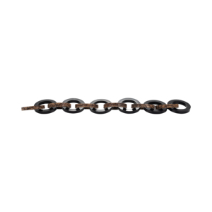 Scultura a catena in legno e resina per decorazioni domestiche, espositore per bagno, soggiorno, ufficio, scaffali e mensole - Product Image 5