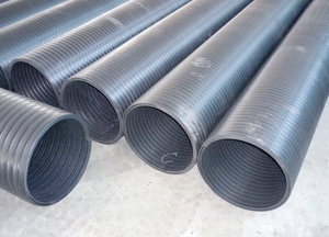 Tuyau spiralé à paroi creuse en HDPE de qualité supérieure, tuyau de drainage en plastique noir, fourniture d'usine - Product Image 5