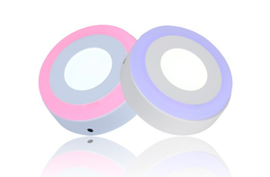 RGB điều khiển từ xa thiết kế hiện đại bề mặt gắn 3 + 3W Vòng LED Downlight hai màu nhôm bảng điều chỉnh - Product Image 5