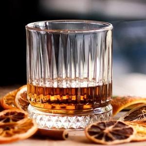 American Ins Style Diamond Base Old Fashion Beer Whisky Cup <span class=keywords><strong>Highball</strong></span> Glass Diseño a rayas para fiesta <span class=keywords><strong>Vaso</strong></span> De Whisky - Product Image 1