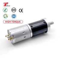 Motor DC Geared Planetary Torsi Tinggi TT Motor 24mm GMP24-370CA 6V/12V Bersertifikasi ROHS untuk Rumah Pintar, Sepeda Listrik, Kipas