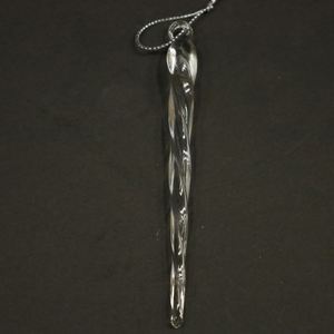 ขายส่งจากโรงงาน ของตกแต่งต้นคริสต์มาสแก้วใส รูปทรงน้ำแข็งย้อย สำหรับงานปาร์ตี้และโปรโมชั่นเทศกาลต่างๆ - Product Image 1