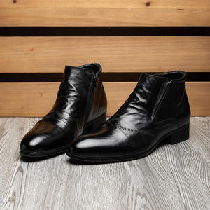 Bottes rétro pour hommes 2026 - Cuir de haute qualité imperméable - Hauteur accrue - Porté au printemps - Tailles 37-44 disponibles - Product Image 4